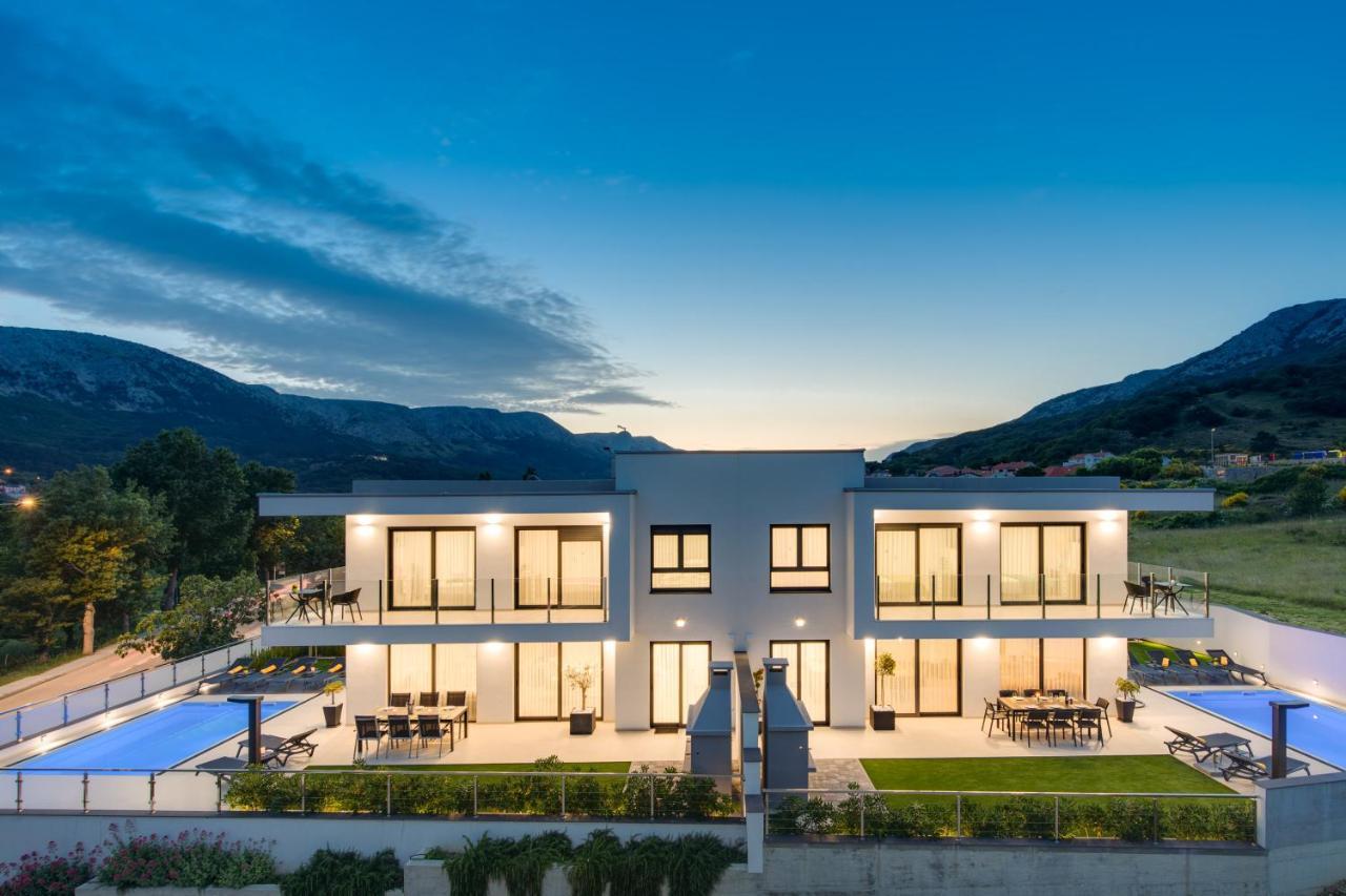 Villa Supernus With Heated Pool Baška Exterior foto